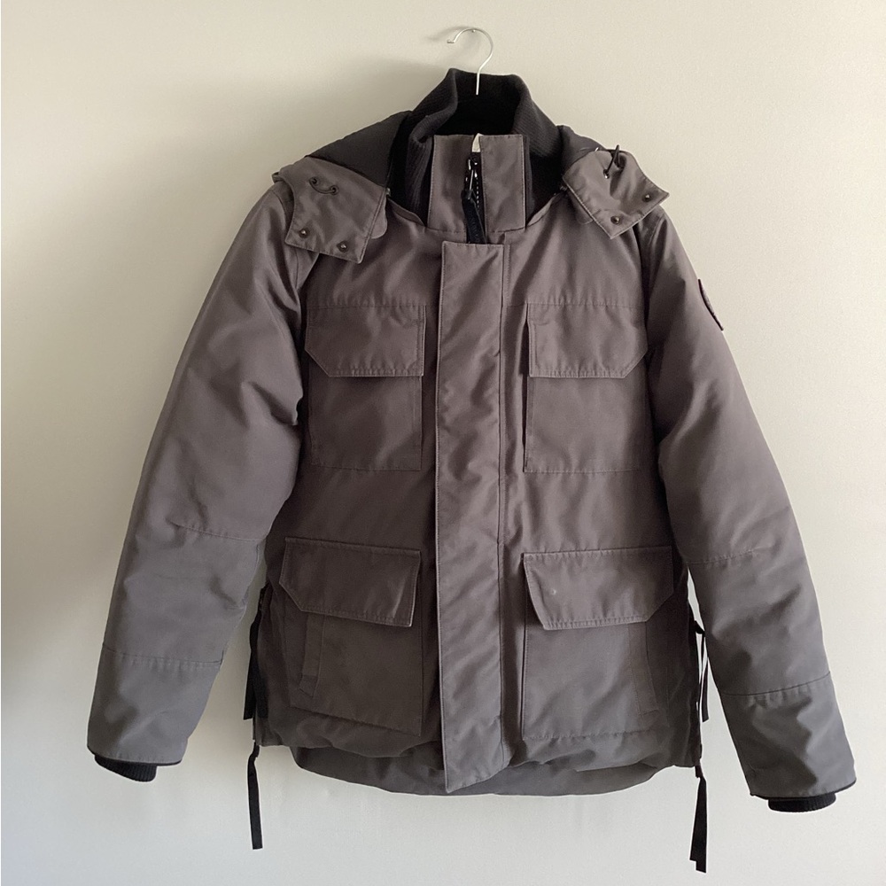 Authentic Canada Goose Black Label Maitland Parka, Size L Graphite